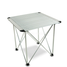 Tabla de picnic al aire libre portátil simple de la aleación de aluminio, tabla de la barbacoa
